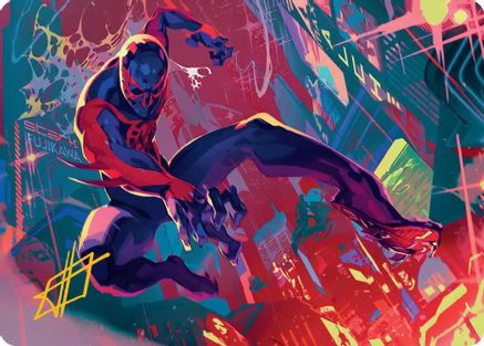 Image of Spider-Man 2099 Art Card (Gold-Stamped Signature) (AASPM-030) - Art Series: Marvel's Spider-Man