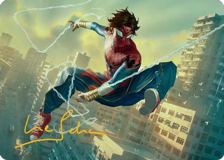 Image of Spider-Man India Art Card (Gold-Stamped Signature) (AASPM-031) - Art Series: Marvel's Spider-Man