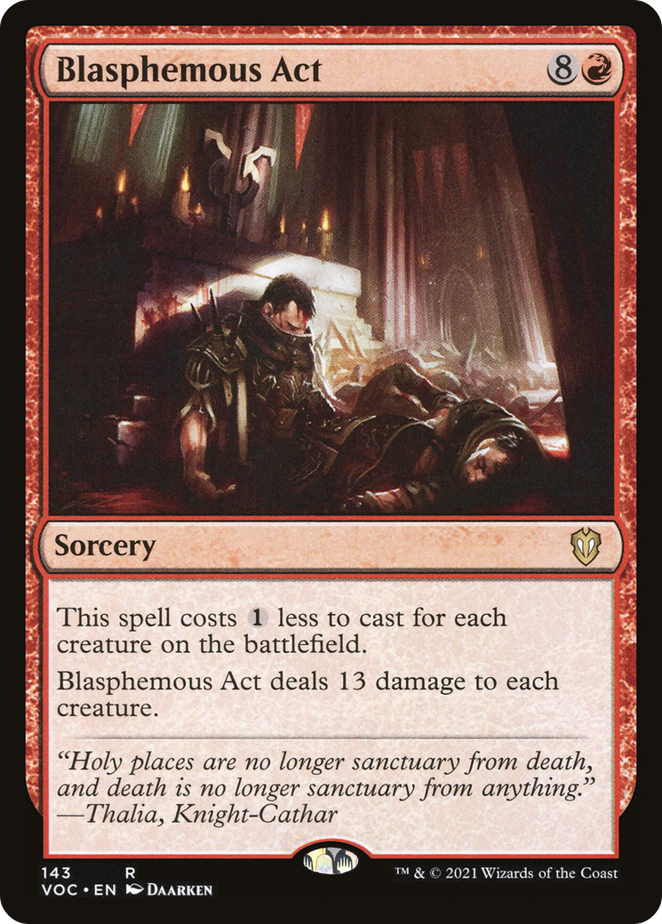 Image of Blasphemous Act (VOC-143) - Crimson Vow Commander