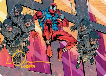 Image of Scarlet Spider, Ben Reilly Art Card (Gold-Stamped Signature) (AASPM-038) - Art Series: Marvel's Spider-Man