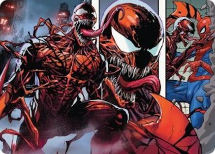 Image of Carnage, Crimson Chaos Art Card (AASPM-047) - Art Series: Marvel's Spider-Man