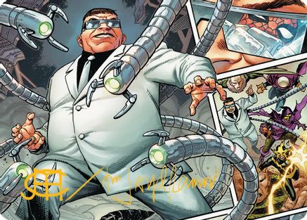 Image of Doctor Octopus, Master Planner Art Card (48/54) (Gold-Stamped Signature) (AASPM-048) - Art Series: Marvel's Spider-Man