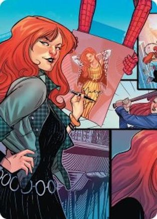 Image of Mary Jane Watson Art Card (AASPM-050) - Art Series: Marvel's Spider-Man