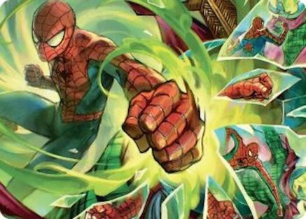 Image of Kapow! Art Card (AASPM-017) - Art Series: Marvel's Spider-Man