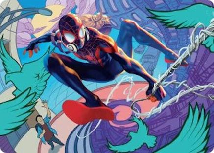 Image of Spider-Man, Brooklyn Visionary Art Card (AASPM-020) - Art Series: Marvel's Spider-Man