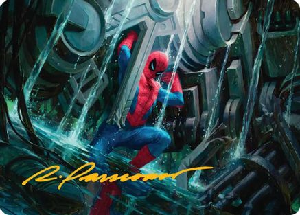 Image of Strength of Will Art Card (Gold-Stamped Signature) (AASPM-022) - Art Series: Marvel's Spider-Man