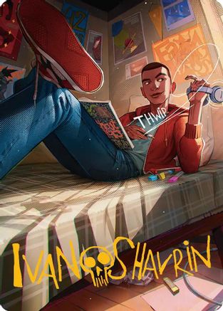 Image of Miles Morales Art Card (Gold-Stamped Signature) (AASPM-035) - Art Series: Marvel's Spider-Man