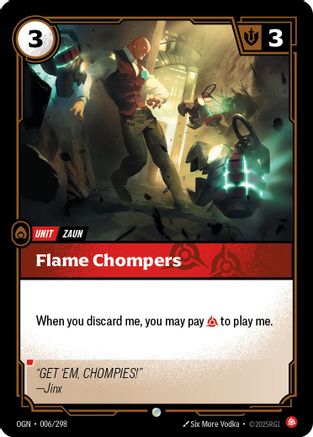 Image of Flame Chompers (006/298) - Origins