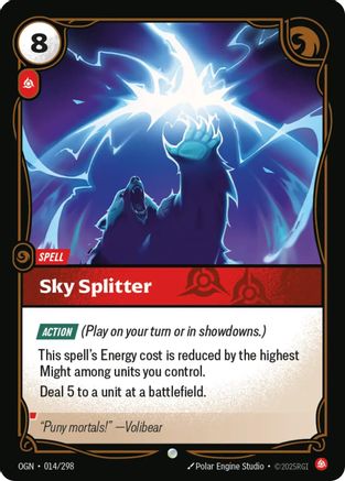Image of Sky Splitter (014/298) - Origins Foil