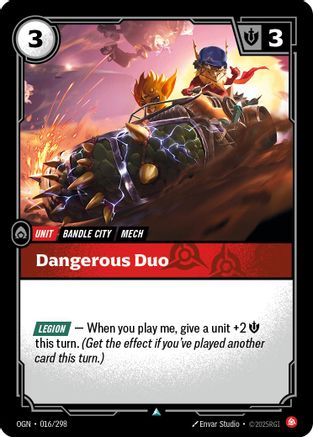 Image of Dangerous Duo (016/298) - Origins