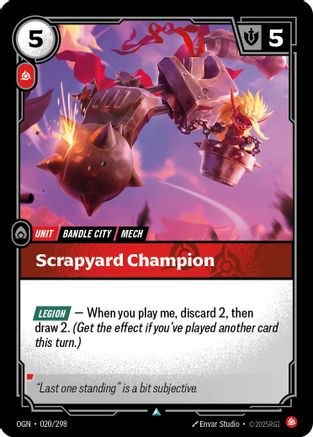 Image of Scrapyard Champion (020/298) - Origins