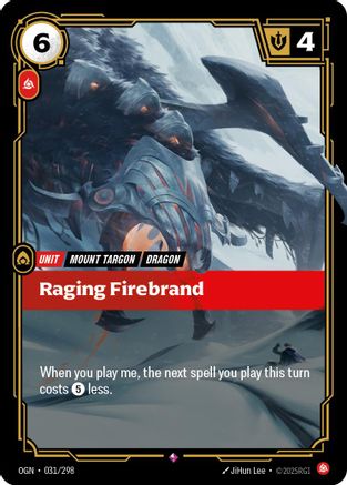 Image of Raging Firebrand (031/298) - Origins
