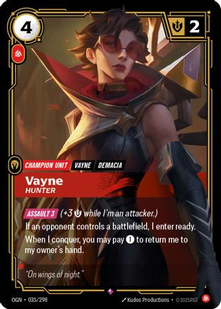 Image of Vayne - Hunter (035/298) - Origins