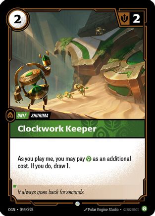 Image of Clockwork Keeper (044/298) - Origins Foil