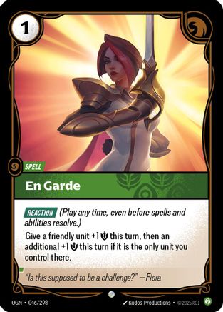 Image of En Garde (046/298) - Origins