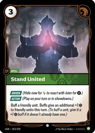Image of Stand United (053/298) - Origins