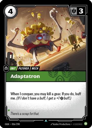 Image of Adaptatron (056/298) - Origins Foil