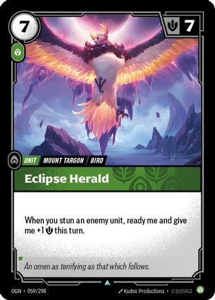 Image of Eclipse Herald (059/298) - Origins Foil