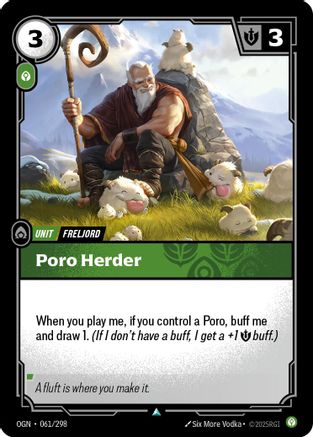 Image of Poro Herder (061/298) - Origins Foil