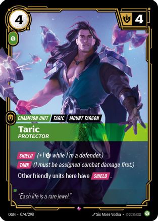 Image of Taric - Protector (074/298) - Origins