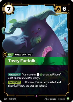 Image of Tasty Faefolk (075/298) - Origins