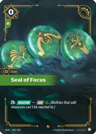 Image of Seal of Focus (081/298) - Origins