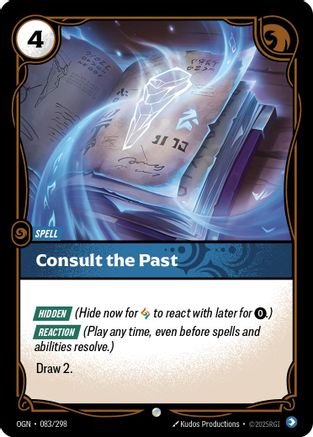 Image of Consult the Past (083/298) - Origins Foil