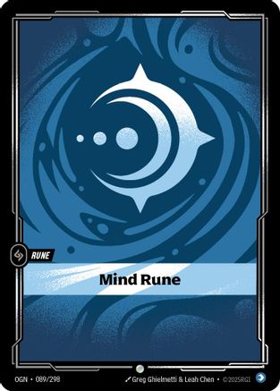 Image of Mind Rune (089/298) - Origins Foil