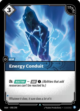 Image of Energy Conduit (098/298) - Origins Foil