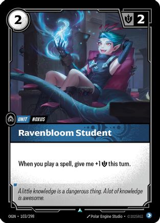 Image of Ravenbloom Student (103/298) - Origins