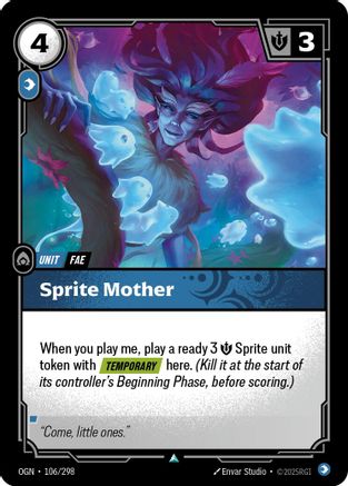 Image of Sprite Mother (106/298) - Origins Foil