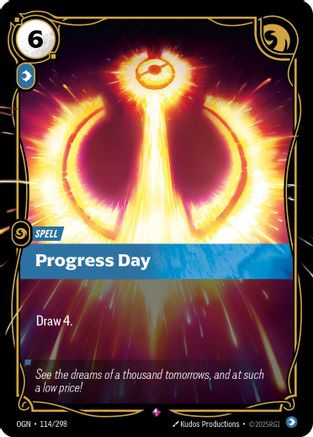 Image of Progress Day (114/298) - Origins