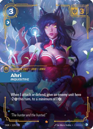 Image of Ahri - Inquisitive (119/298) - Origins