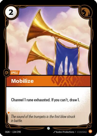Image of Mobilize (134/298) - Origins Foil