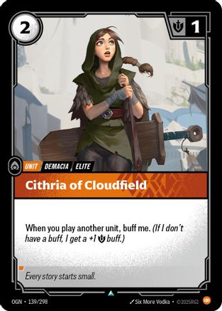 Image of Cithria of Cloudfield (139/298) - Origins Foil