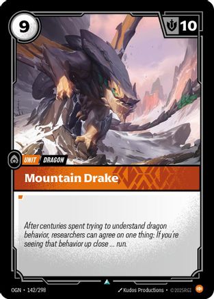 Image of Mountain Drake (142/298) - Origins Foil