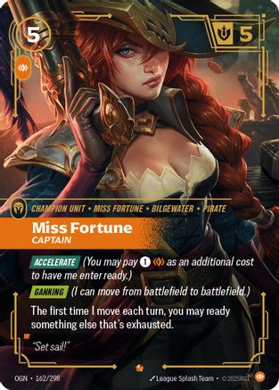 Image of Miss Fortune - Captain (162/298) - Origins