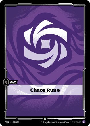 Image of Chaos Rune (166/298) - Origins Foil