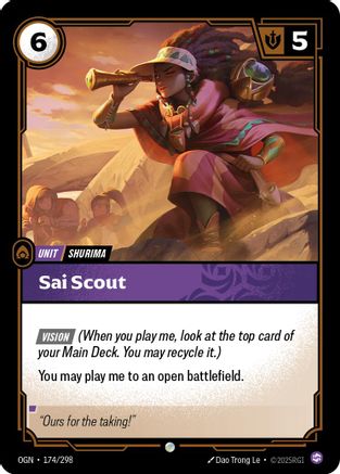 Image of Sai Scout (174/298) - Origins