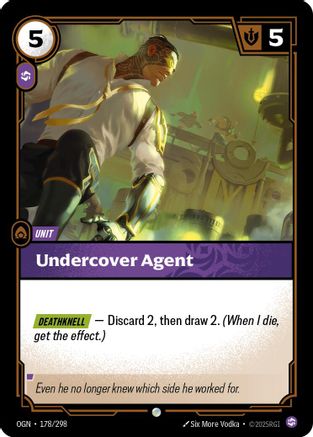 Image of Undercover Agent (178/298) - Origins Foil