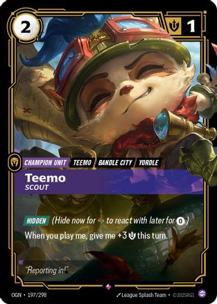 Image of Teemo - Scout (197/298) - Origins
