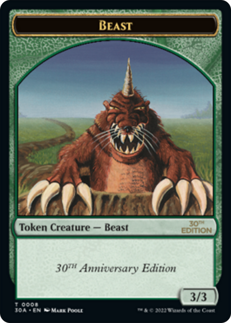 Image of Beast Token (30A-008) - 30th Anniversary Tokens