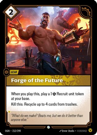 Image of Forge of the Future (212/298) - Origins Foil