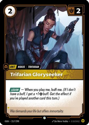 Image of Trifarian Gloryseeker (217/298) - Origins