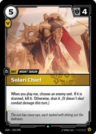 Image of Solari Chief (225/298) - Origins