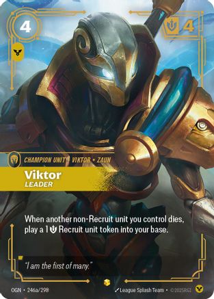 Image of Viktor - Leader (Alternate Art) (246a/298) - Origins