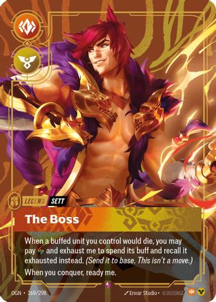 Image of Sett - The Boss (269/298) - Origins