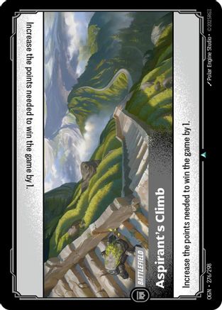 Image of Aspirant's Climb (276/298) - Origins Foil