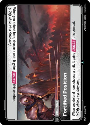 Image of Fortified Position (279/298) - Origins Foil