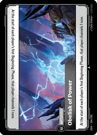 Image of Obelisk of Power (284/298) - Origins Foil